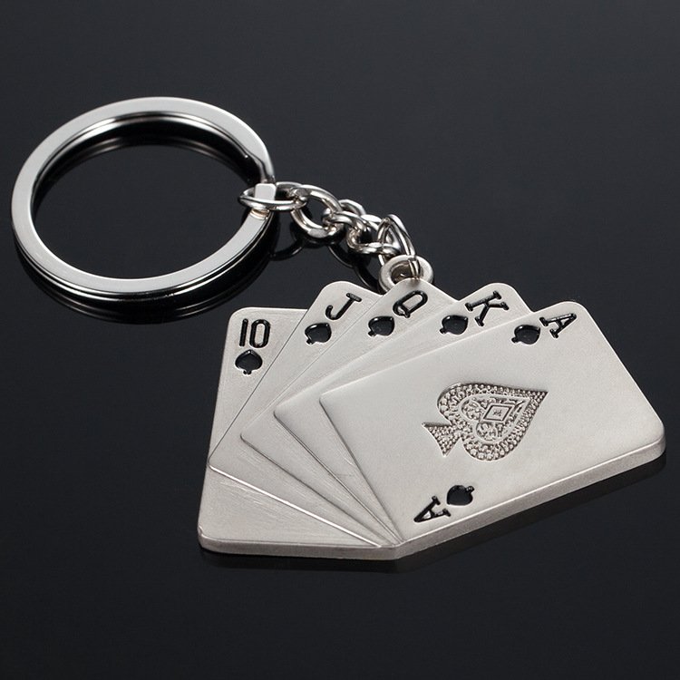 Poker Keychain